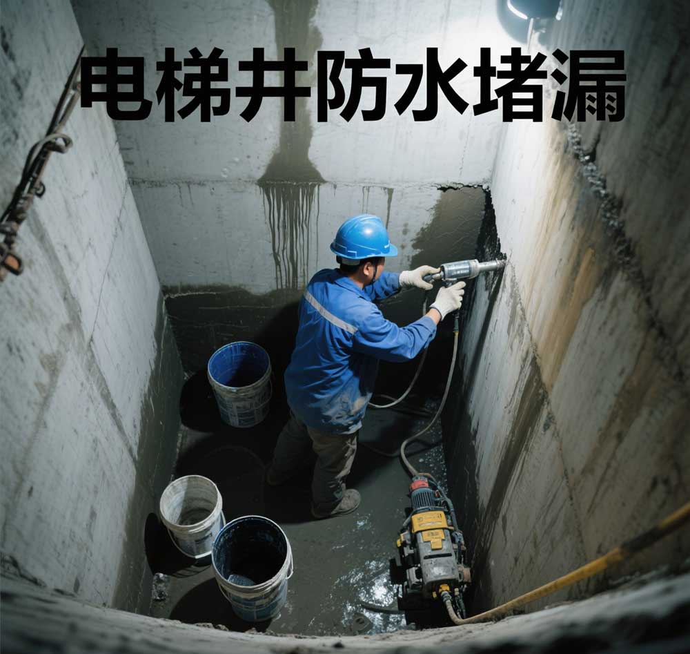 电梯井防水堵漏，合肥专业电梯井漏水维修公司